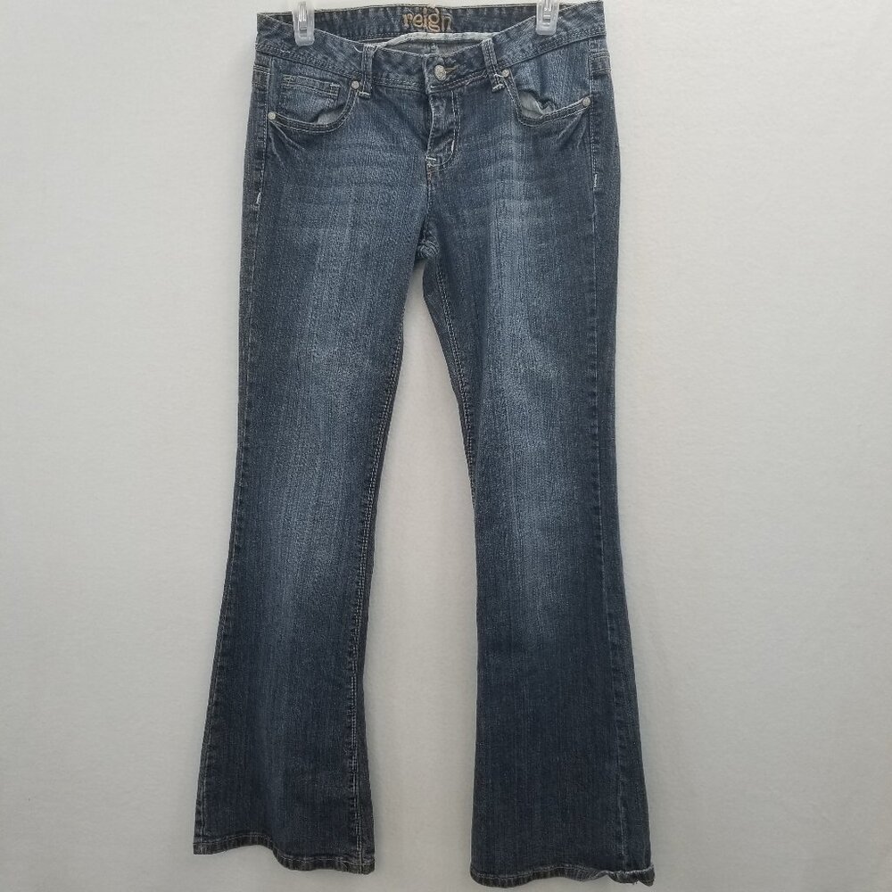 Reign Boot Cut Flare Jeans Mid Wash Women's Size 9 Regular